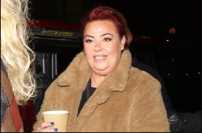 Red-haired Lisa Armstrong sparkles at Strictly afterparty