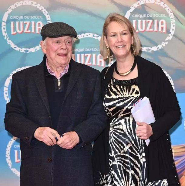 Sir David Jason poses with wife Gill Hinchcliffe