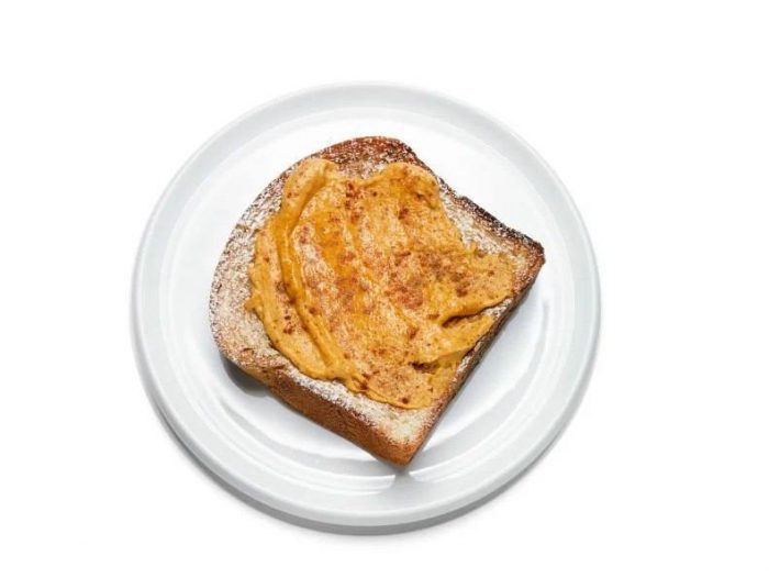 Pumpkin cheesecake flavor right on your toast